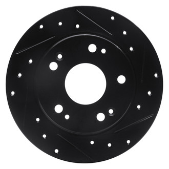 DFC® - Premium Drilled and Slotted Rear Passenger Side Brake Rotor