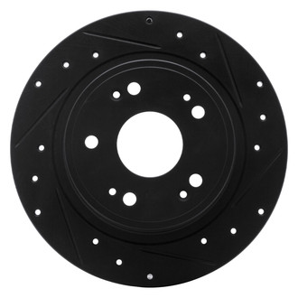 DFC® - Premium Drilled and Slotted Rear Passenger Side Brake Rotor