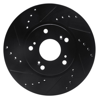 DFC® - Premium Drilled and Slotted Front Driver Side Brake Rotor