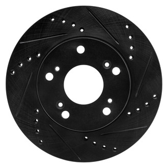 DFC® - Premium Drilled and Slotted Front Passenger Side Brake Rotor