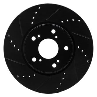 DFC® - Premium Drilled and Slotted Front Driver Side Brake Rotor