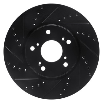 DFC® - Premium Drilled and Slotted Front Driver Side Brake Rotor