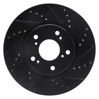 DFC® - Premium Drilled and Slotted Front Passenger Side Brake Rotor