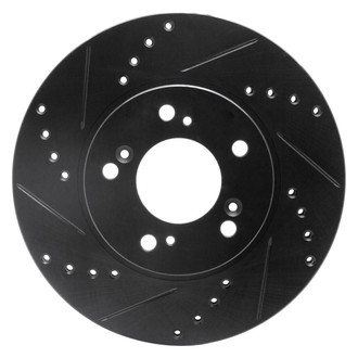 DFC® - Premium Drilled and Slotted Front Brake Rotor