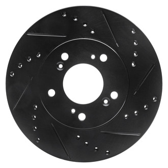 DFC® - Premium Drilled and Slotted Front Passenger Side Brake Rotor