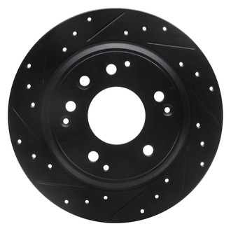 DFC® - Premium Drilled and Slotted Rear Driver Side Brake Rotor