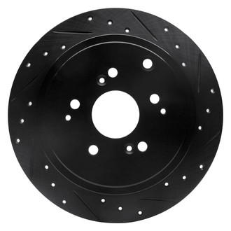 DFC® - Premium Drilled and Slotted Rear Passenger Side Brake Rotor