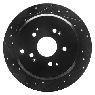 DFC® - Premium Drilled and Slotted Rear Driver Side Brake Rotor