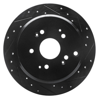 DFC® - Premium Drilled and Slotted Rear Passenger Side Brake Rotor