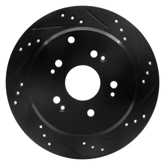 DFC® - Premium Drilled and Slotted Rear Passenger Side Brake Rotor