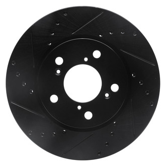 DFC® - Premium Drilled and Slotted Front Driver Side Brake Rotor