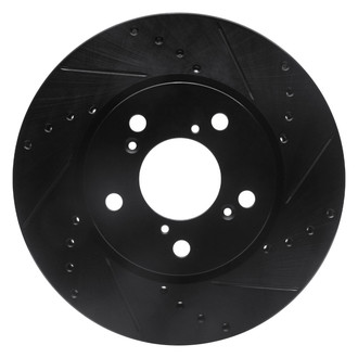 DFC® - Premium Drilled and Slotted Front Passenger Side Brake Rotor
