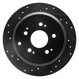 DFC® - Premium Drilled and Slotted Rear Driver Side Brake Rotor