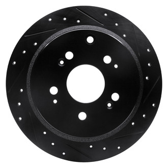 DFC® - Premium Drilled and Slotted Rear Passenger Side Brake Rotor