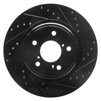 DFC® - Premium Drilled and Slotted Front Passenger Side Brake Rotor