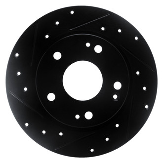 DFC® - Premium Drilled and Slotted Rear Driver Side Brake Rotor