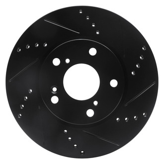 DFC® - Premium Drilled and Slotted Front Passenger Side Brake Rotor