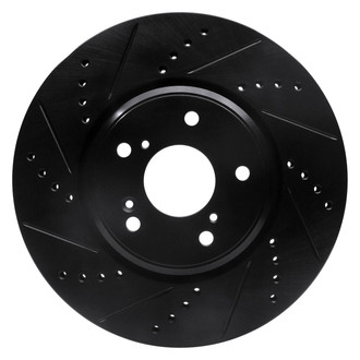 DFC® - Premium Drilled and Slotted Front Driver Side Brake Rotor
