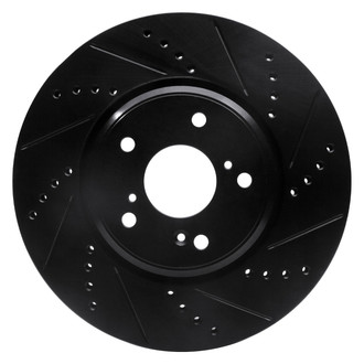 DFC® - Premium Drilled and Slotted Front Passenger Side Brake Rotor