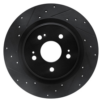 DFC® - Premium Drilled and Slotted Rear Driver Side Brake Rotor