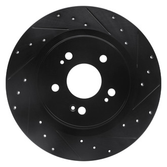 DFC® - Premium Drilled and Slotted Rear Passenger Side Brake Rotor