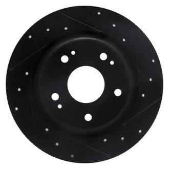 DFC® - Premium Drilled and Slotted Rear Passenger Side Brake Rotor