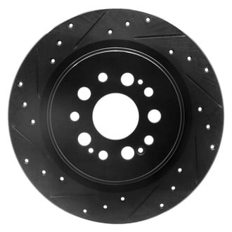 DFC® - Premium Drilled and Slotted Rear Driver Side Brake Rotor
