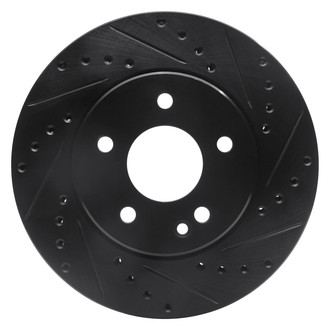DFC® - Premium Drilled and Slotted Front Passenger Side Brake Rotor