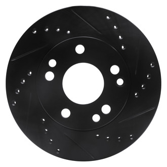 DFC® - Premium Drilled and Slotted Front Passenger Side Brake Rotor