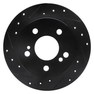 DFC® - Premium Drilled and Slotted Rear Driver Side Brake Rotor