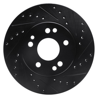 DFC® - Premium Drilled and Slotted Front Passenger Side Brake Rotor