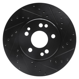 DFC® - Premium Drilled and Slotted Front Passenger Side Brake Rotor