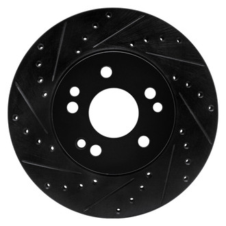 DFC® - Premium Drilled and Slotted Front Driver Side Brake Rotor
