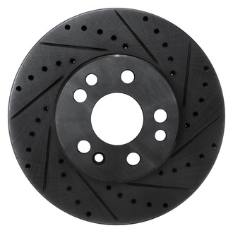 DFC® - Premium Drilled and Slotted Front Passenger Side Brake Rotor