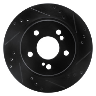 DFC® - Premium Drilled and Slotted Rear Passenger Side Brake Rotor
