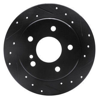 DFC® - Premium Drilled and Slotted Rear Passenger Side Brake Rotor