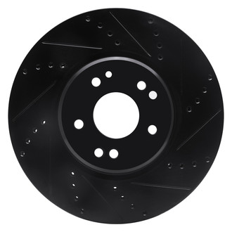 DFC® - Premium Drilled and Slotted Front Driver Side Brake Rotor