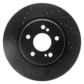 DFC® - Premium Drilled and Slotted Rear Driver Side Brake Rotor