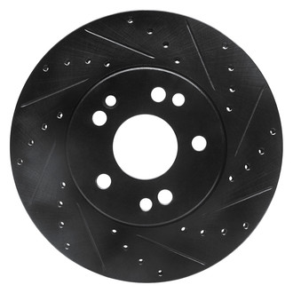 DFC® - Premium Drilled and Slotted Front Passenger Side Brake Rotor