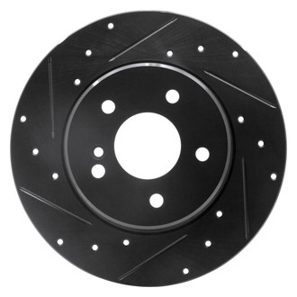 DFC® - Premium Drilled and Slotted Rear Driver Side Brake Rotor