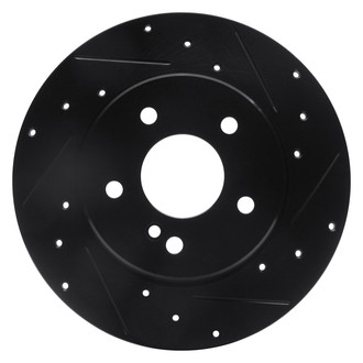 DFC® - Premium Drilled and Slotted Rear Passenger Side Brake Rotor