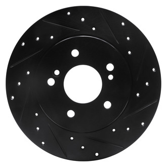 DFC® - Premium Drilled and Slotted Rear Passenger Side Brake Rotor