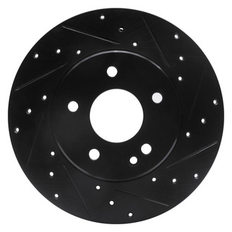 DFC® - Premium Drilled and Slotted Front Passenger Side Brake Rotor