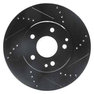 DFC® - Premium Drilled and Slotted Front Passenger Side Brake Rotor