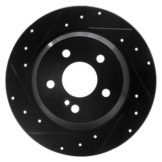 DFC® - Premium Drilled and Slotted Rear Driver Side Brake Rotor