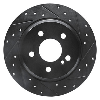 DFC® - Premium Drilled and Slotted Rear Passenger Side Brake Rotor