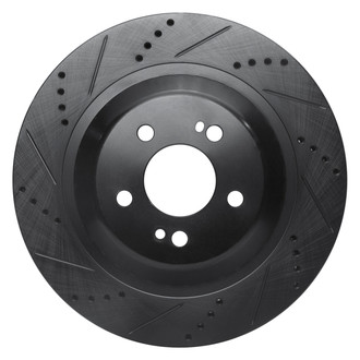 DFC® - Premium Drilled and Slotted Rear Driver Side Brake Rotor