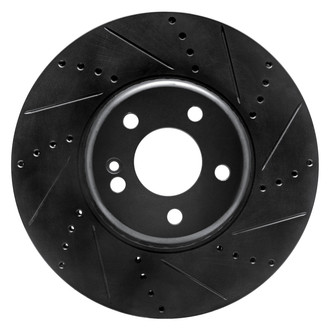 DFC® - Premium Drilled and Slotted Front Passenger Side Brake Rotor