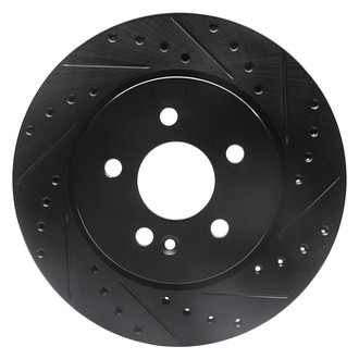 DFC® - Premium Drilled and Slotted Front Passenger Side Brake Rotor