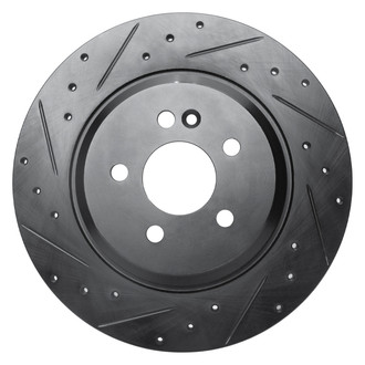 DFC® - Premium Drilled and Slotted Rear Driver Side Brake Rotor